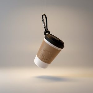 Kakizacsi tartó - Elviteles kávéspohár formájú