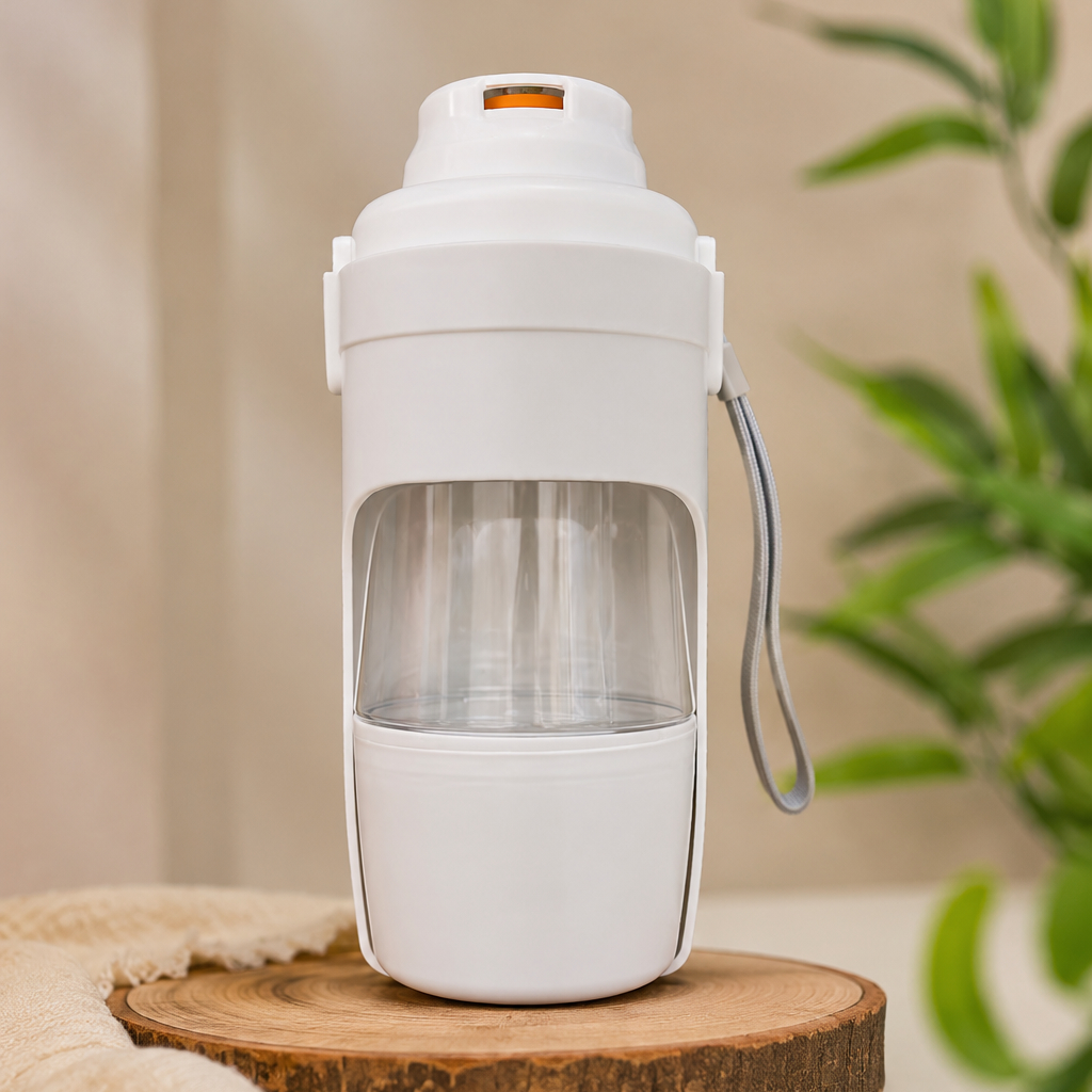 Utikutyi TravelBottle – 3in1 utazó ivókulacs kutyáknak jutalomfalat tartóval - Image 3