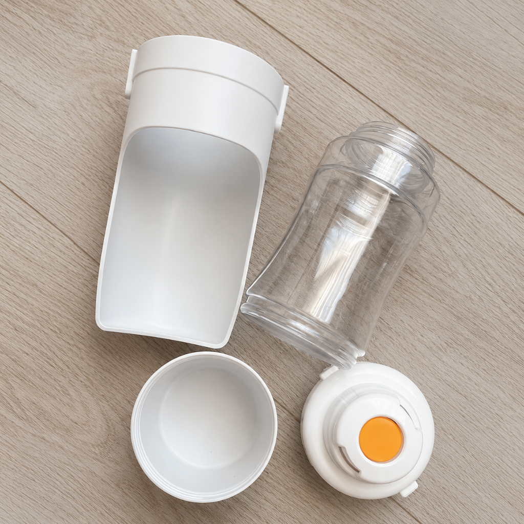 Utikutyi TravelBottle – 3in1 utazó ivókulacs kutyáknak jutalomfalat tartóval - Image 4